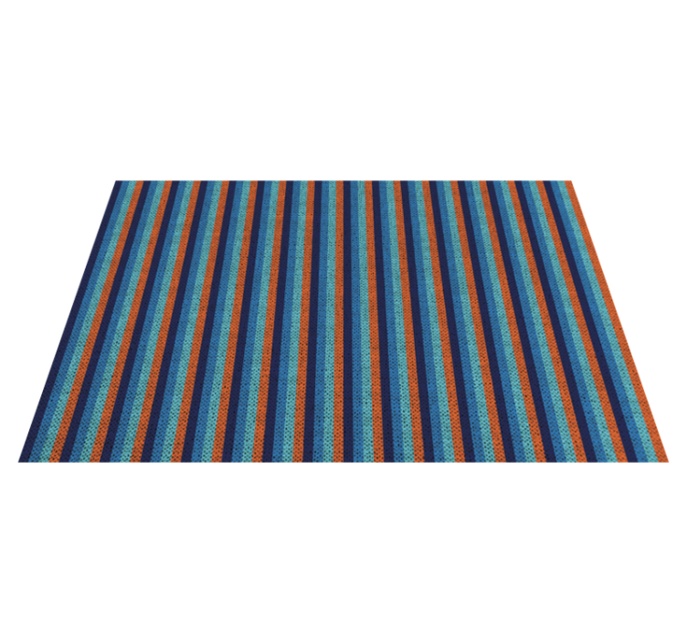 Vibrant striped pattern placemats - TenStickers