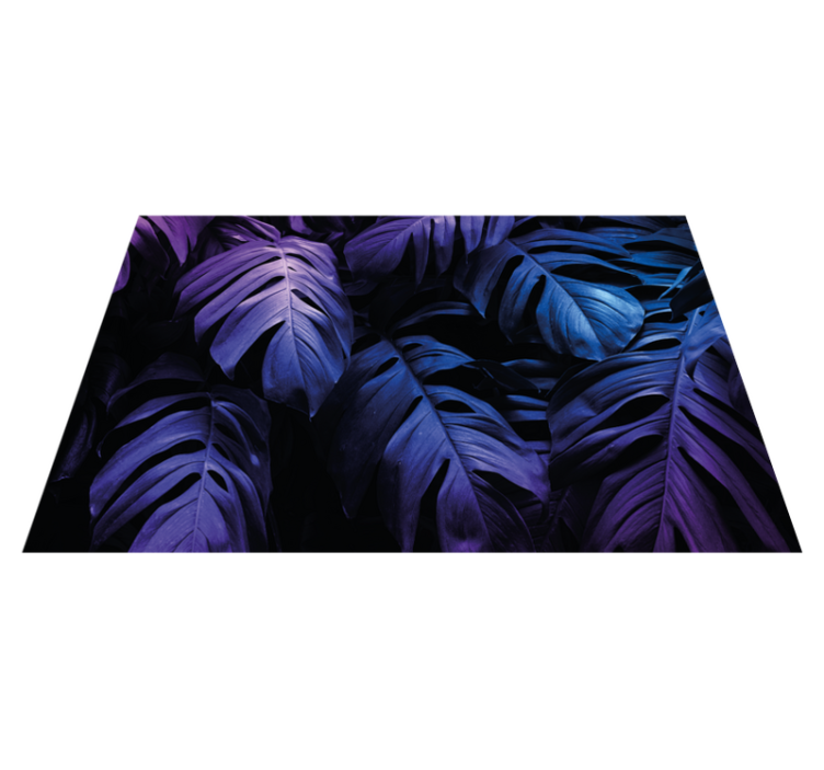 Vibrant Leaf Patterns placemats - TenStickers