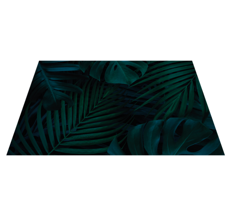 Tropical leaf appeal placemats - TenStickers