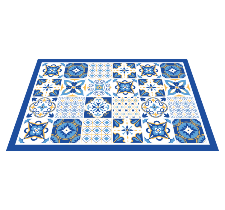 Original placemats classic tile design - TenStickers