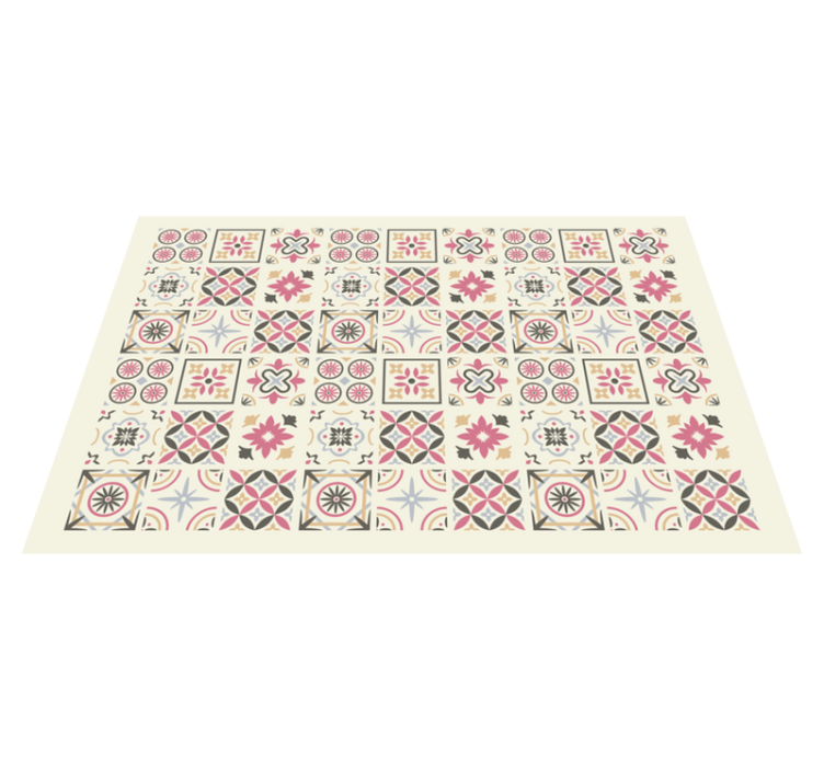 "Nicolle" collage elegant vinyl placemats - TenStickers