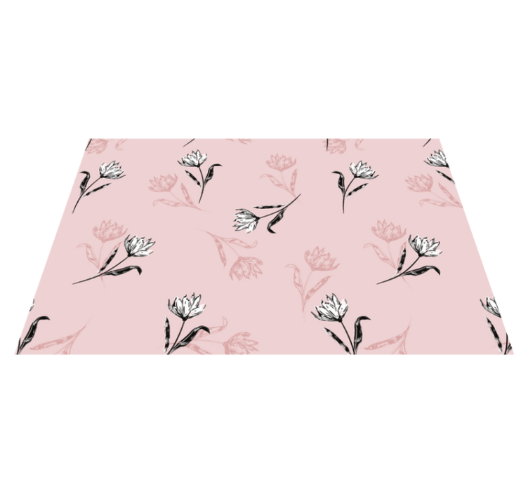 Placemat elegant botanical composition - TenStickers