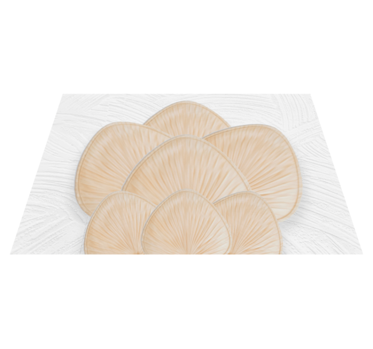 "Boho" natural flower textured placemats - TenStickers