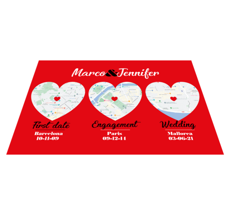 Special moments locations original placemats - TenStickers