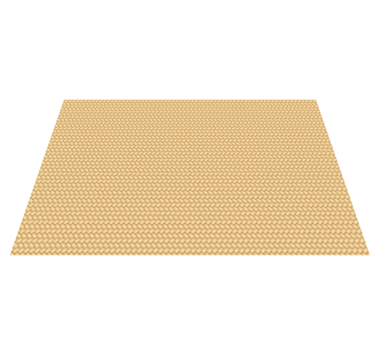 Wicker texture vinyl placemats - TenStickers