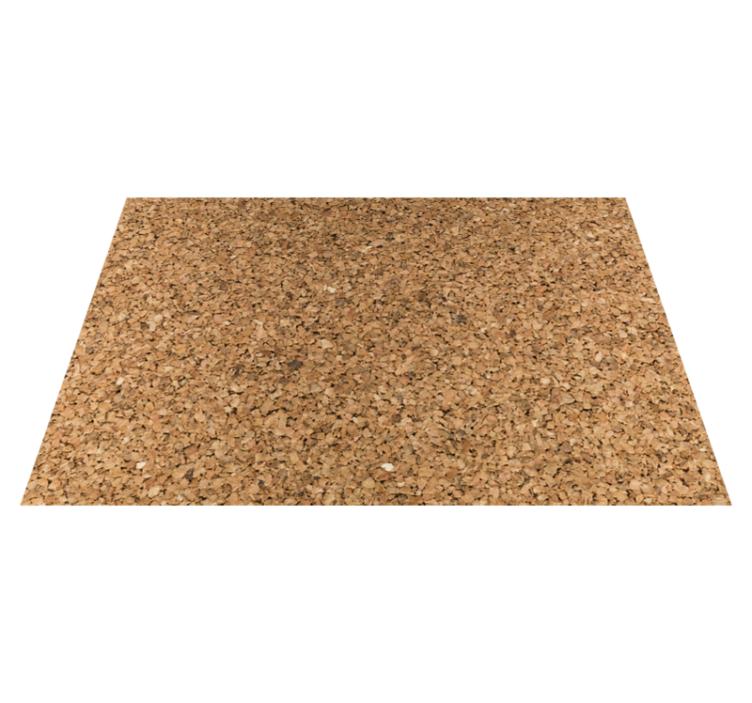 Cork texture tablecloth placemats with textures - TenStickers