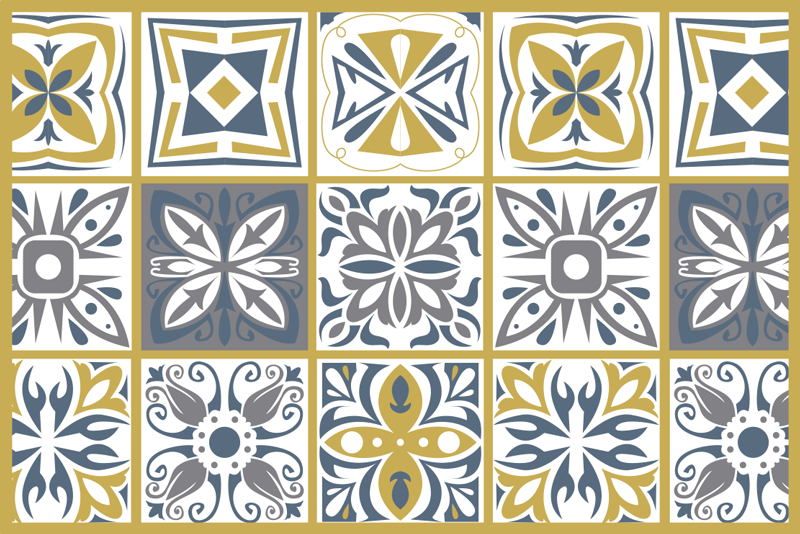 Classic vintage original placemats - TenStickers