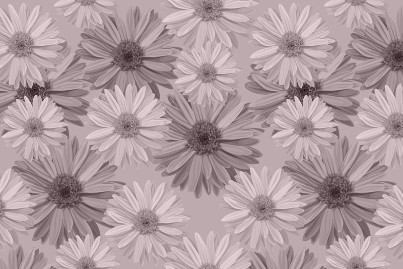 Floral plate pattern placemats - TenStickers