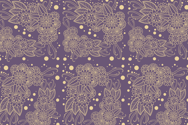 Botanical illustration placemats - TenStickers