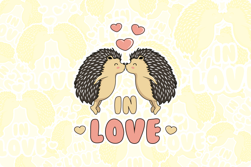 Children placemats hedgehog lovers design - TenStickers