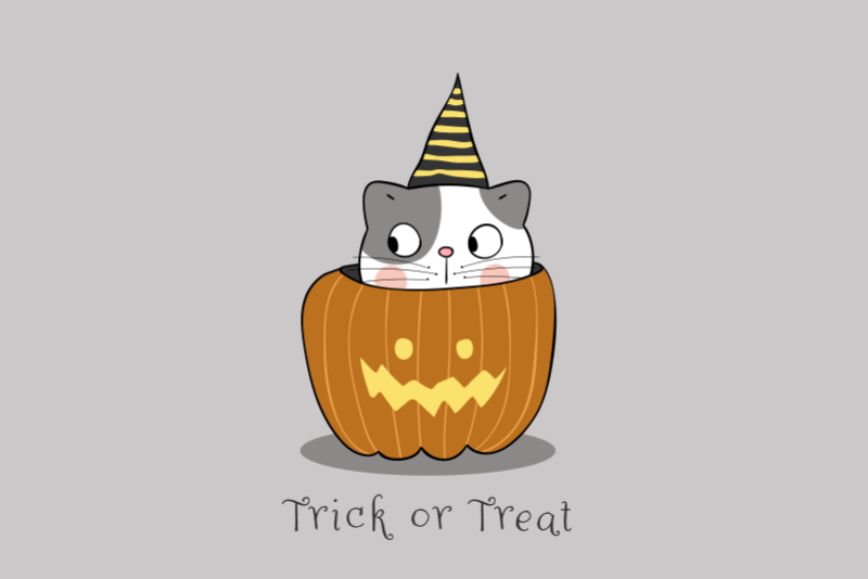 Cute Halloween children placemats - TenStickers