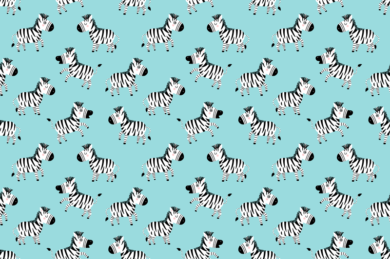 Original placemats zebra print design - TenStickers