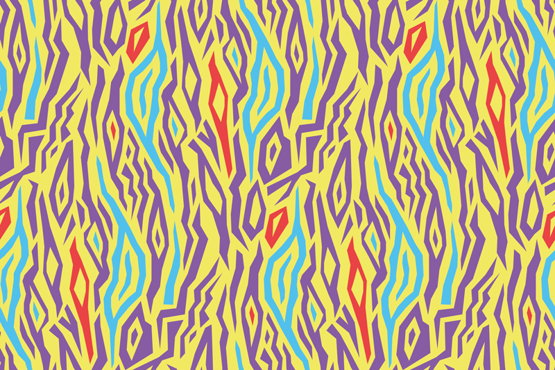 Placemat colorful abstract design - TenStickers