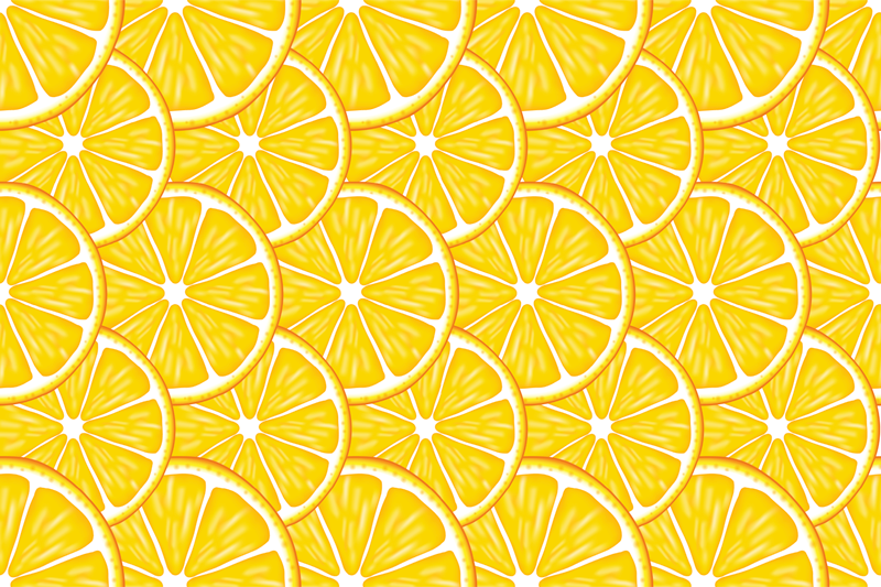 Original placemats fresh lemon design - TenStickers