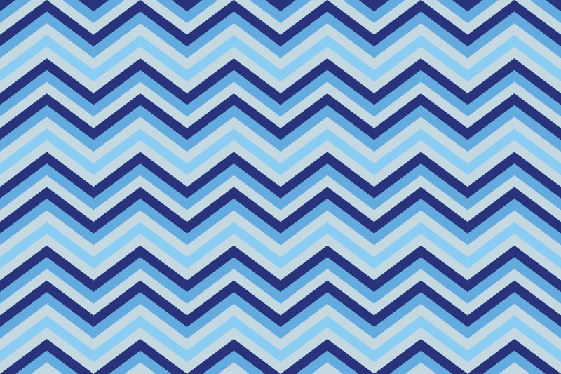 Chevron pattern surface placemats - TenStickers