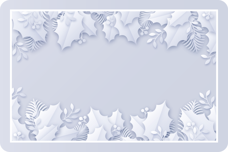 Christmas placemats elegant festive design - TenStickers