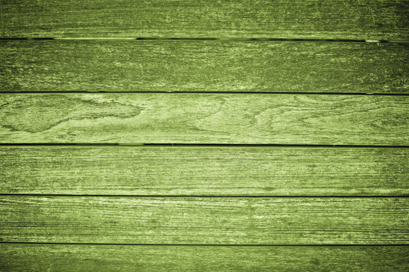 Green wooden surface placemats - TenStickers