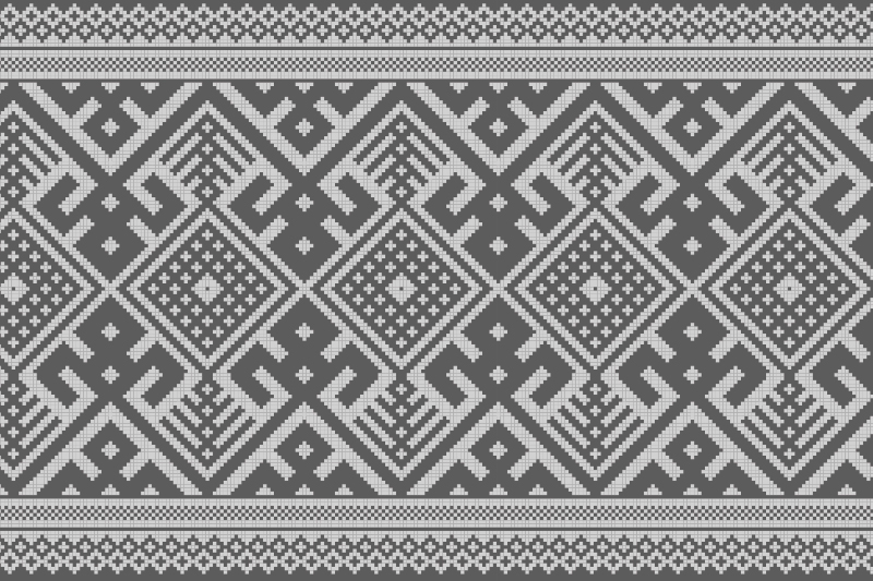 Geometric pattern placemat set - TenStickers