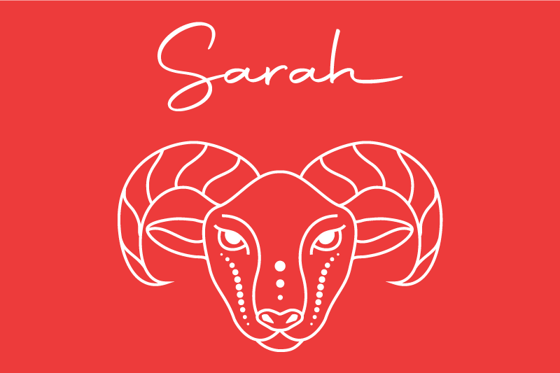 Personalisable placemat with stylized ram design - TenStickers