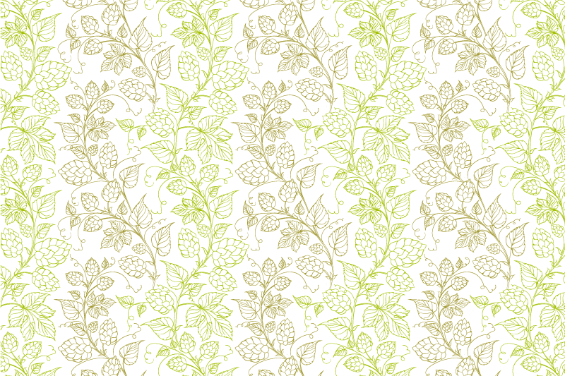 Botanical leaf motif placemats - TenStickers