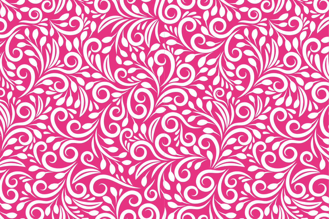 Floral swirl pattern placemats - TenStickers