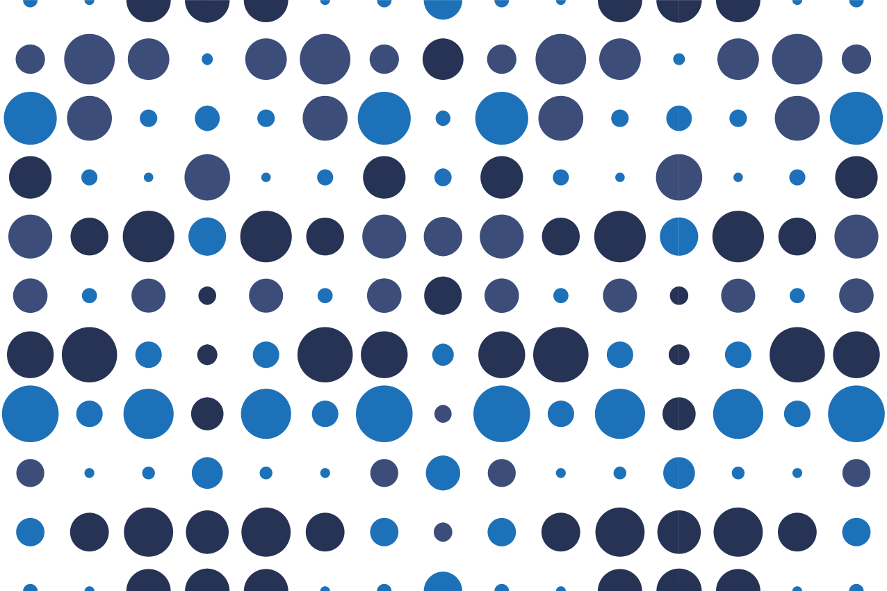 Placemat circle pattern design - TenStickers