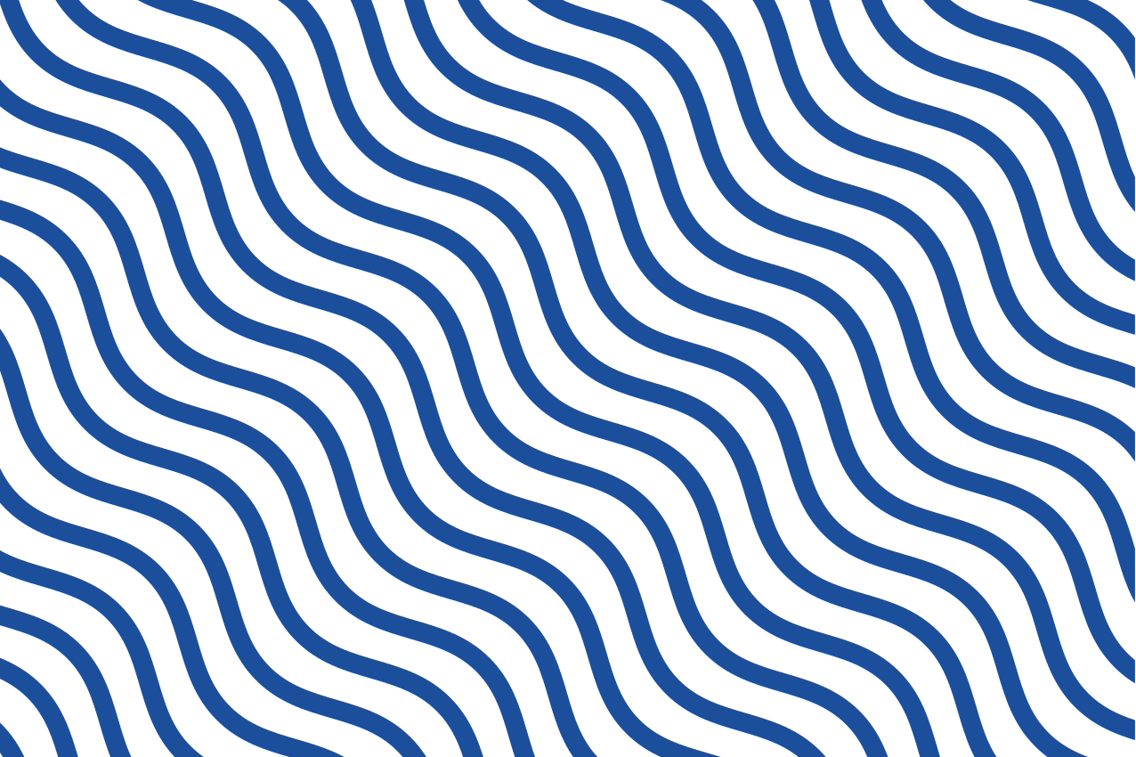 Modern placemats with wavy pattern design - TenStickers