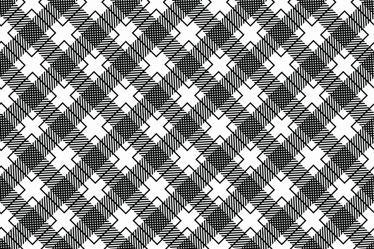 Placemat geometric textured surface design - TenStickers
