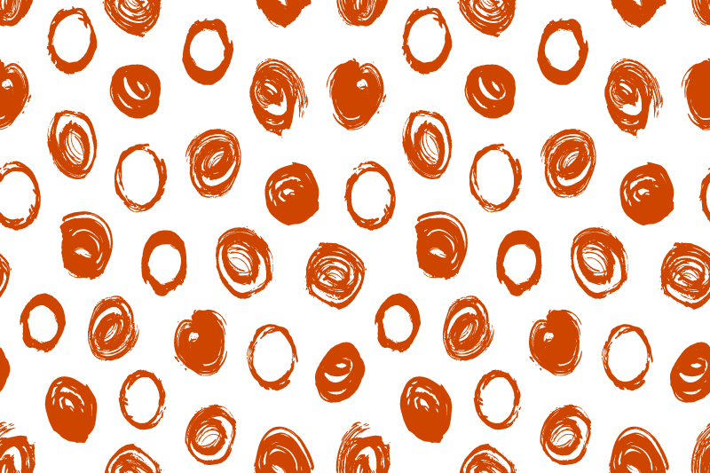 Placemat circular brushstroke design - TenStickers