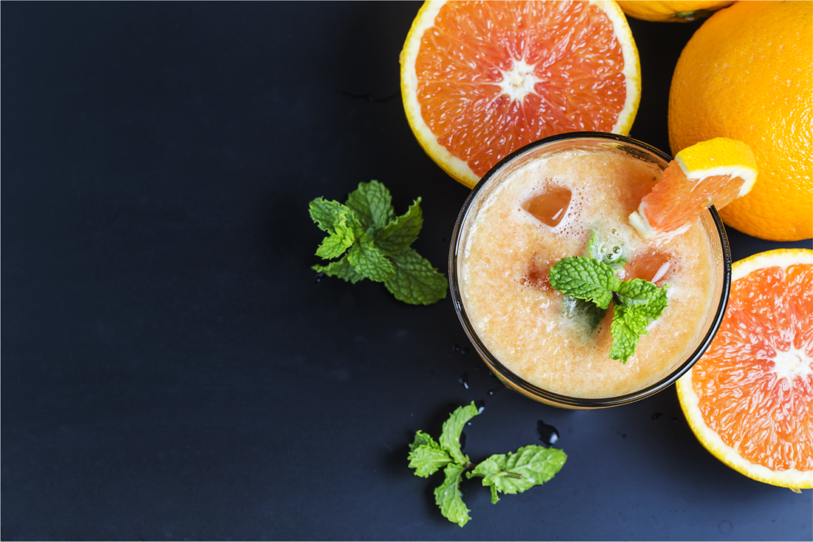 Placemat for home fresh citrus drink design - TenStickers