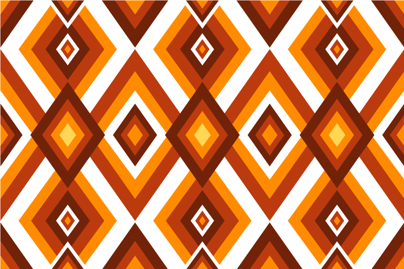 Original placemats geometric diamond design - TenStickers