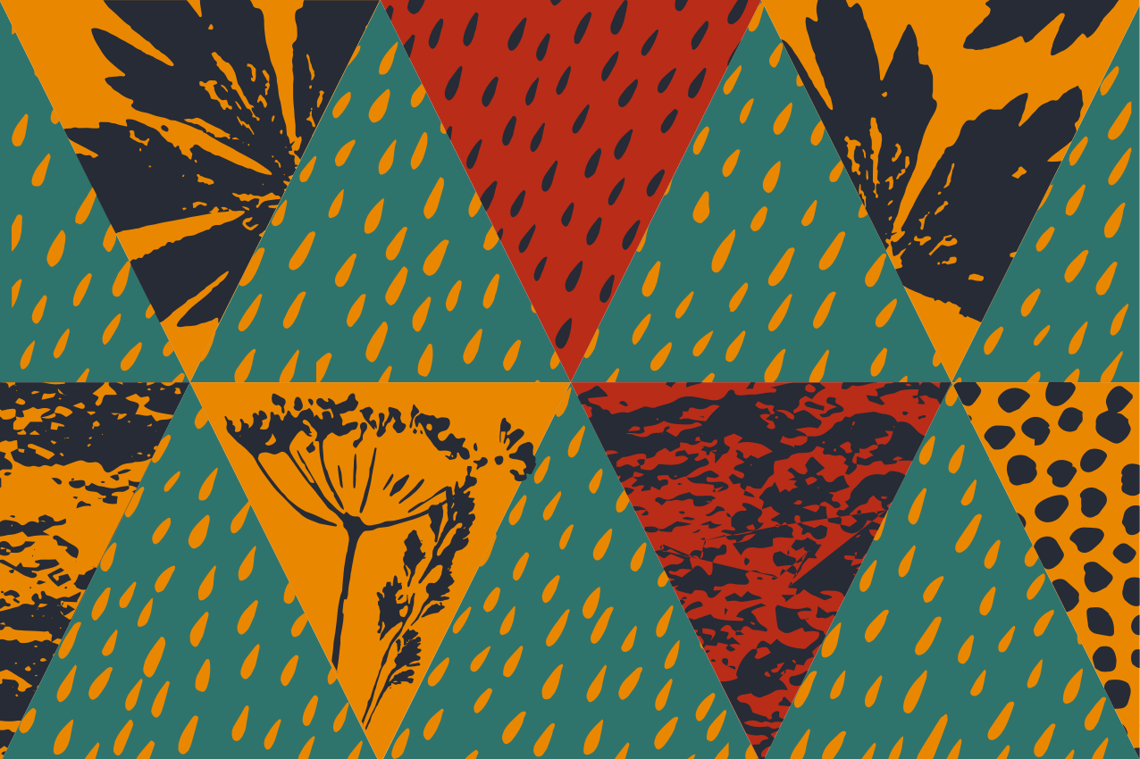 Original placemats bold geometric design - TenStickers