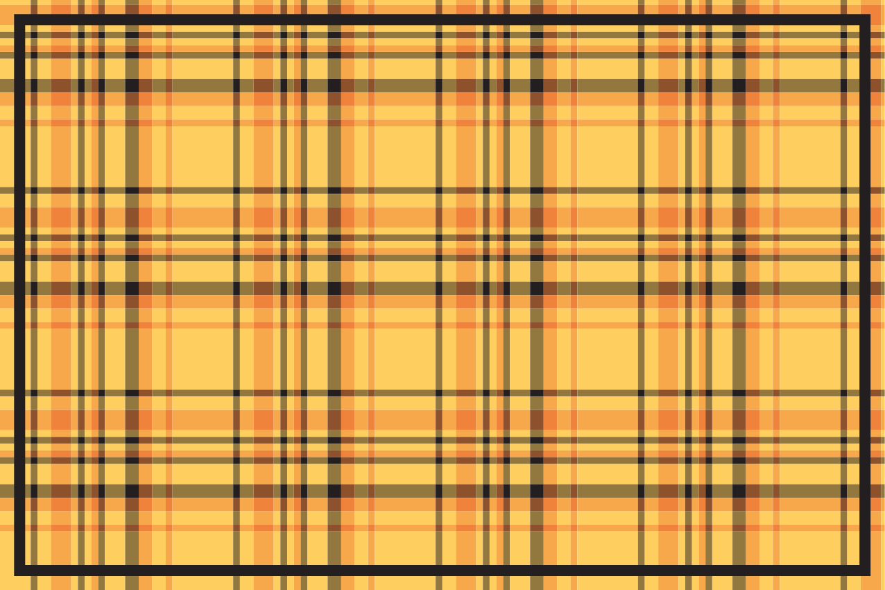 Plaid checkered pattern placemats - TenStickers
