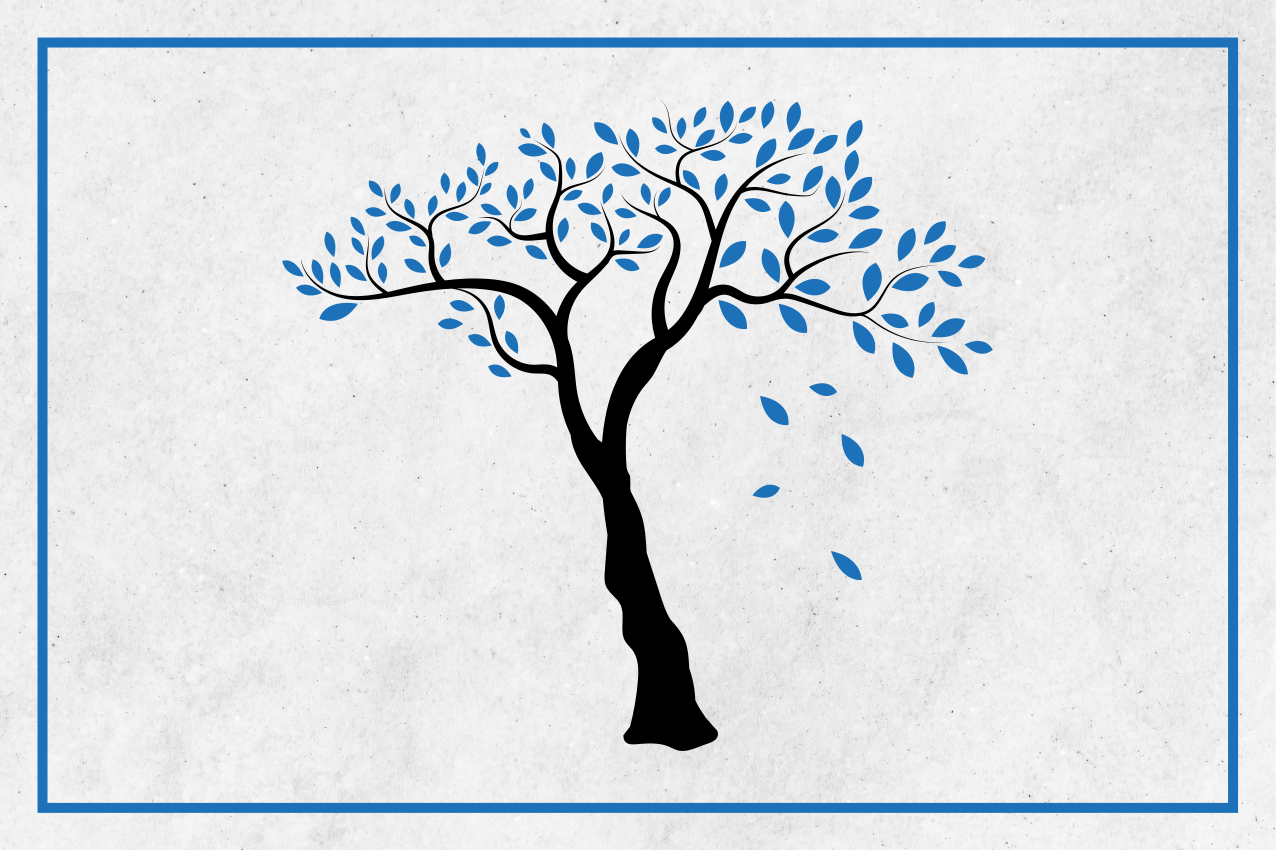 Original placemats elegant tree design - TenStickers