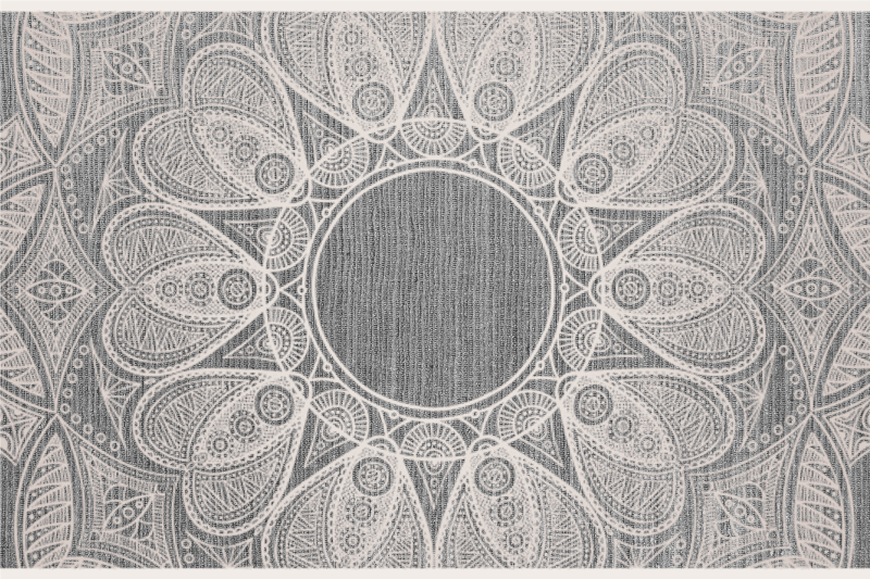 Placemat intricate mandala patterns design - TenStickers