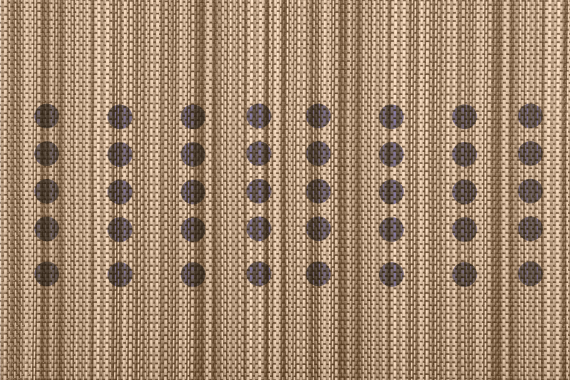 Placemat elegant brown surface - TenStickers