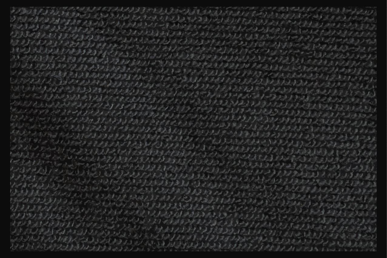 Textured black surface placemats - TenStickers