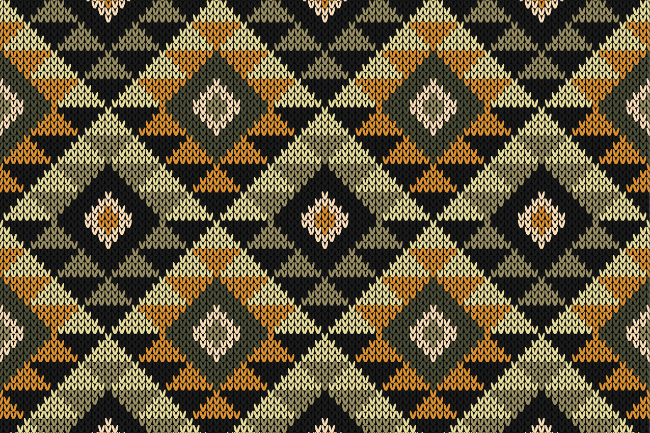 Chic geometric motif placemats - TenStickers