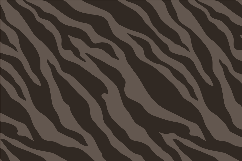 Zebra striped surface placemats - TenStickers