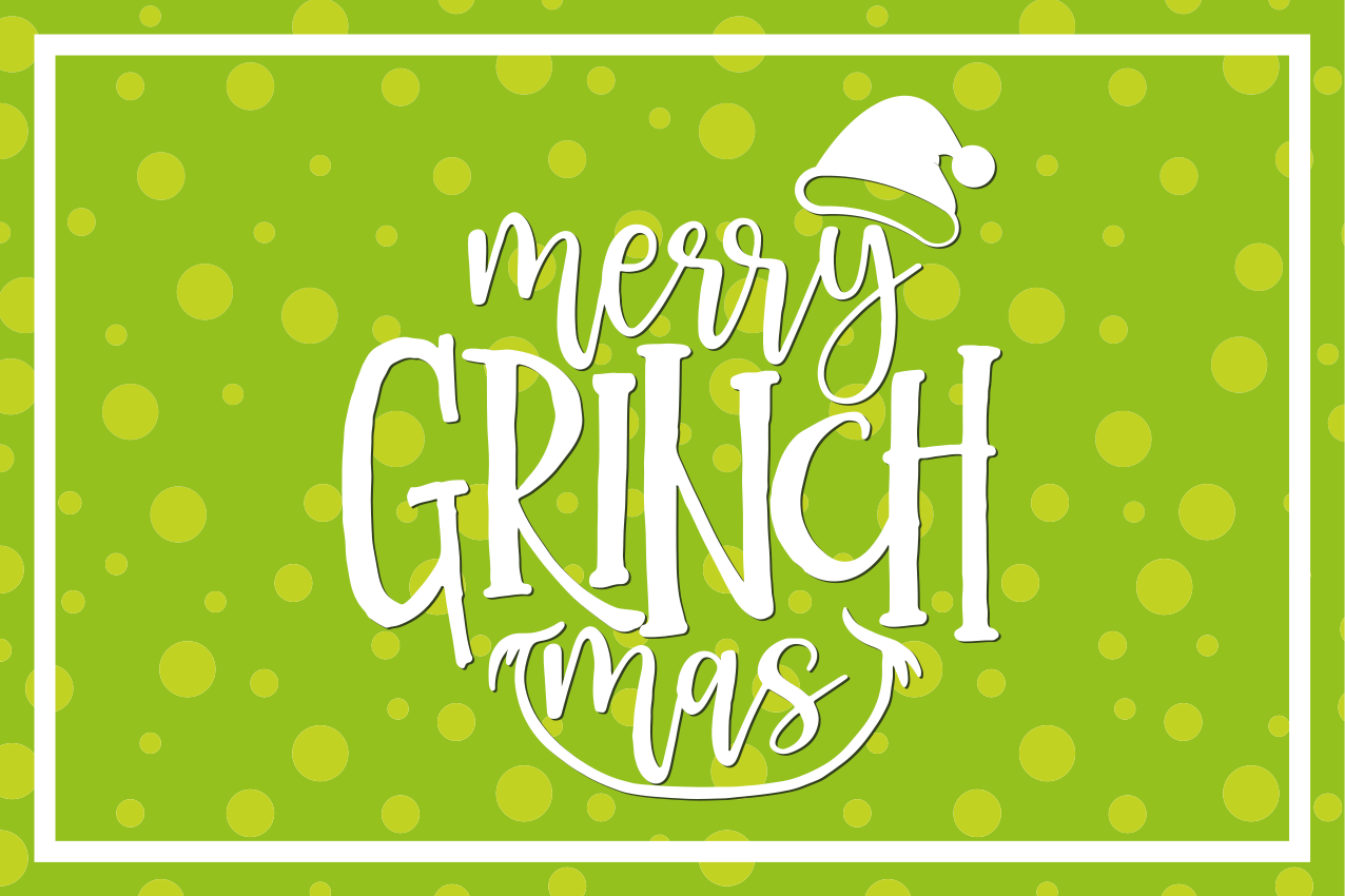 Merry grinchmas original design placemats - TenStickers