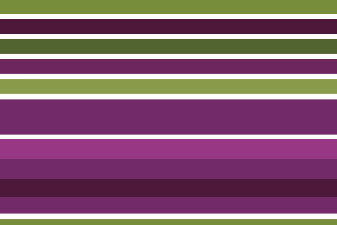 Striped color palette placemats - TenStickers