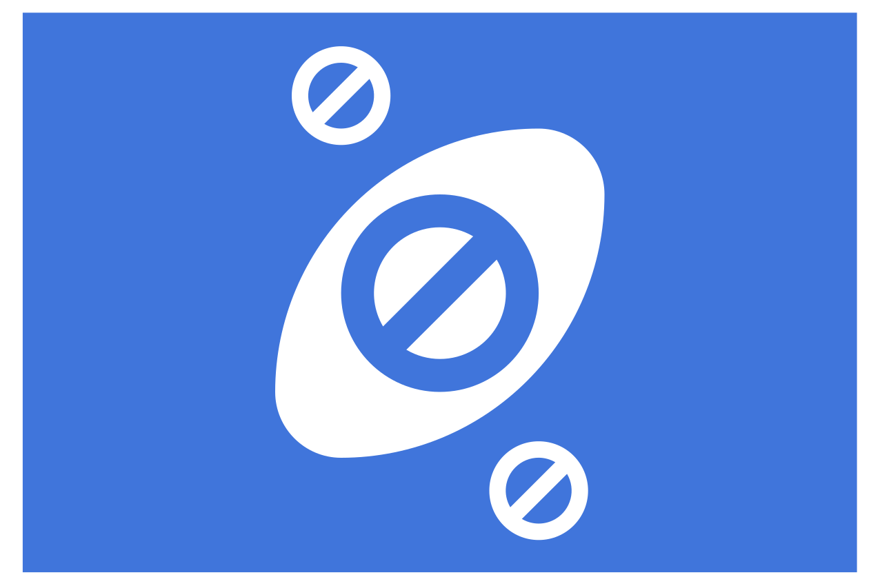 Uno card stop with blue color placemats - TenStickers