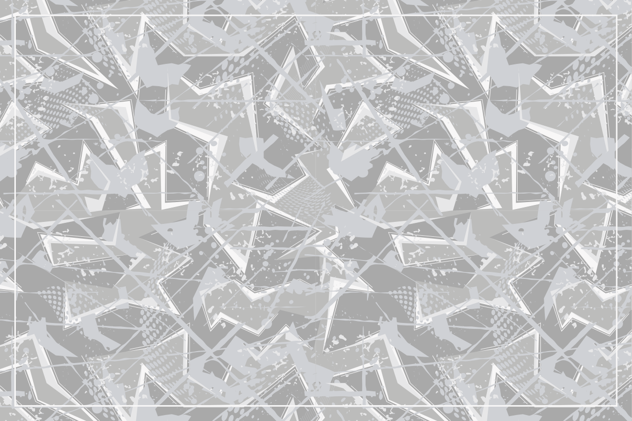 Placemat abstract geometric shapes design - TenStickers