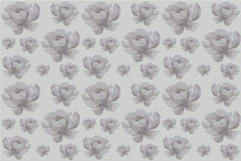 Flower pattern surface placemats - TenStickers