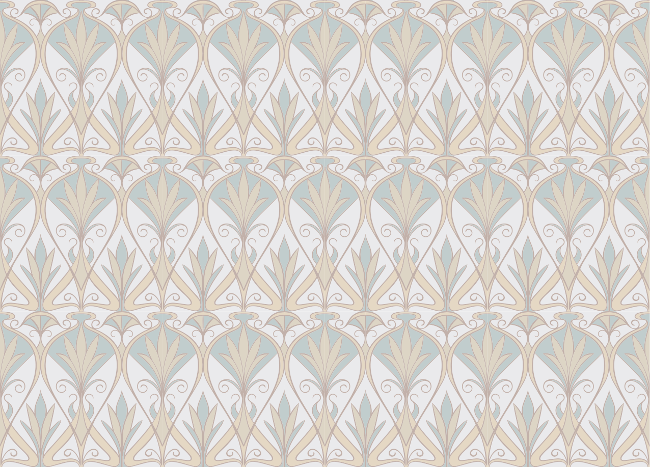 Elegant floral composition placemats - TenStickers