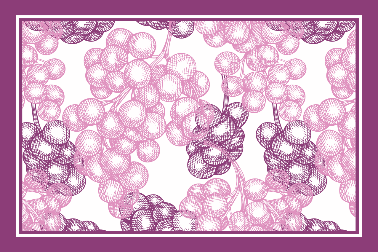 Floral pattern texture placemats - TenStickers