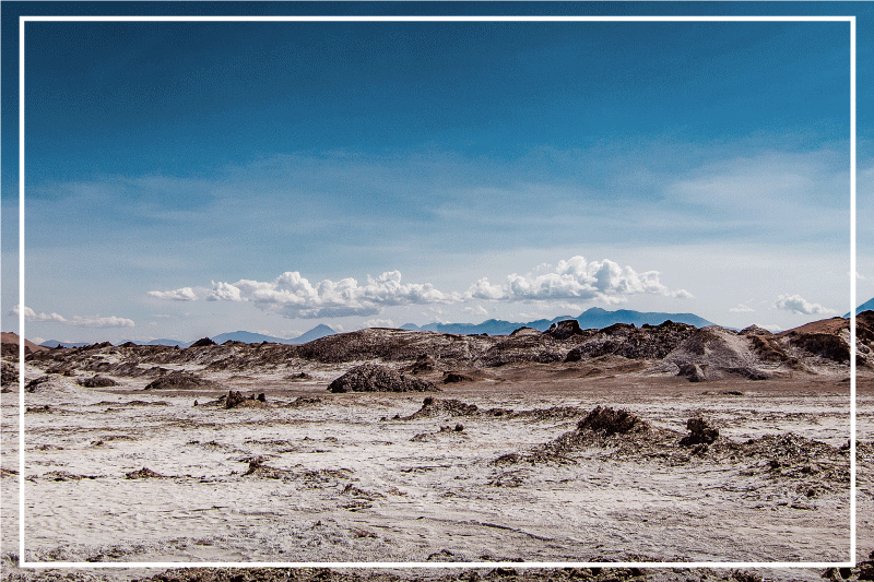 Modern placemats desert landscape design - TenStickers