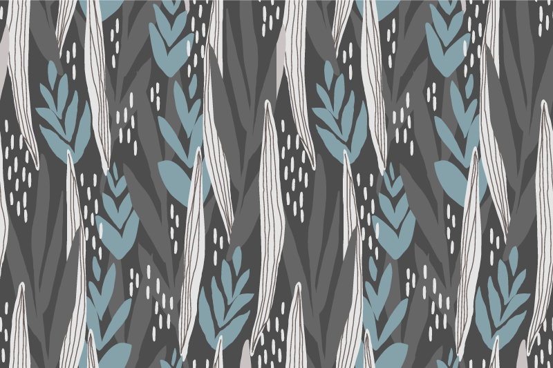 Textured leaf concept placemats - TenStickers