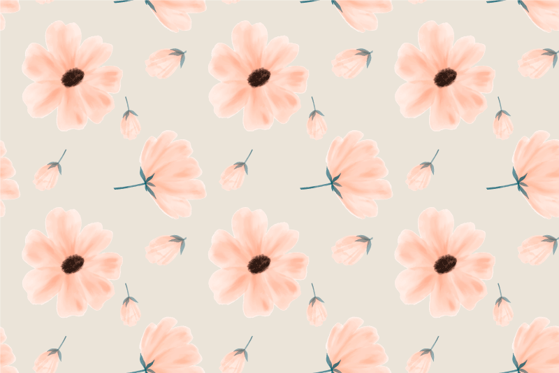Original placemats floral inspired table design - TenStickers