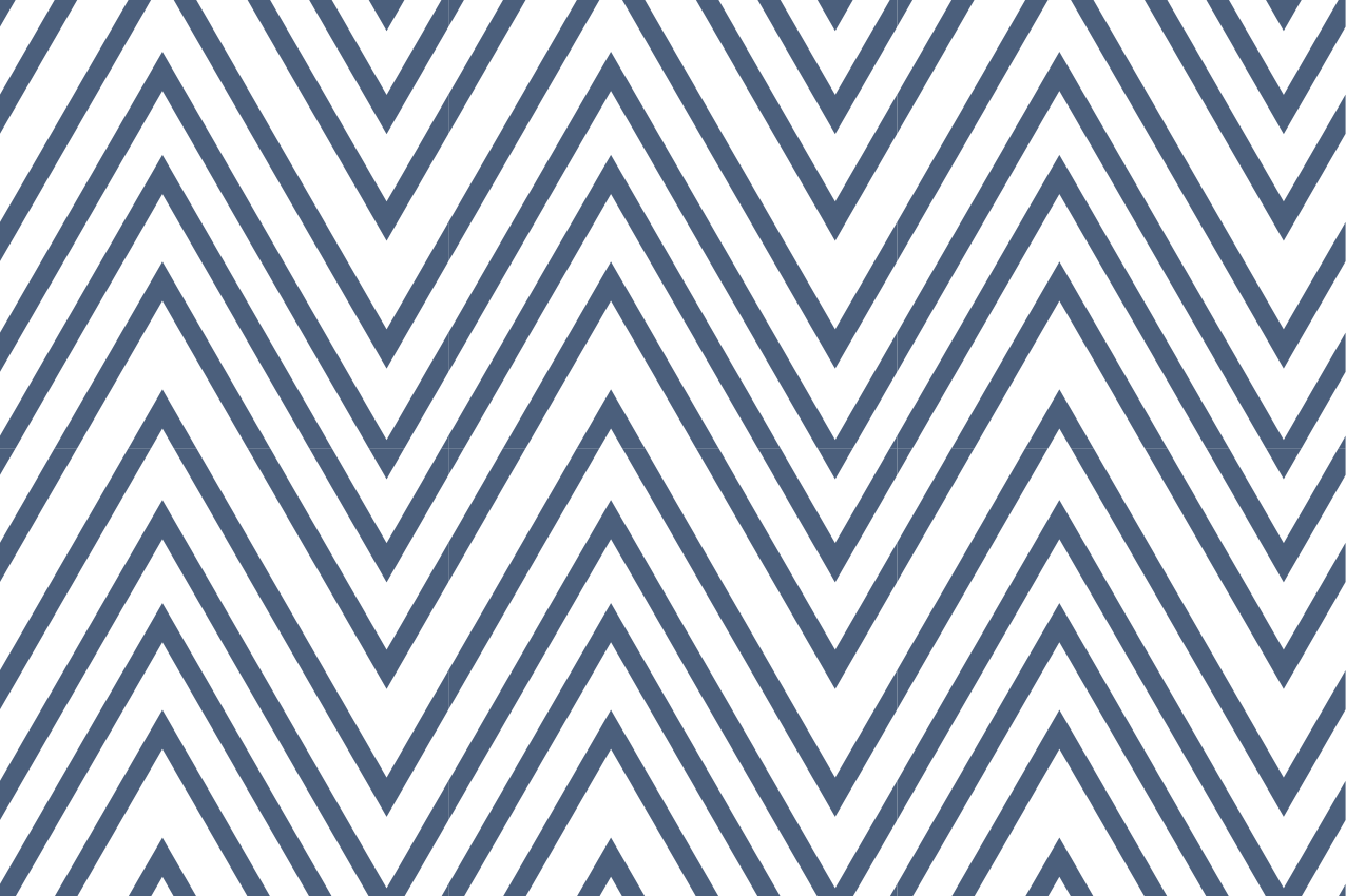 Modern placemats elegant chevron design - TenStickers